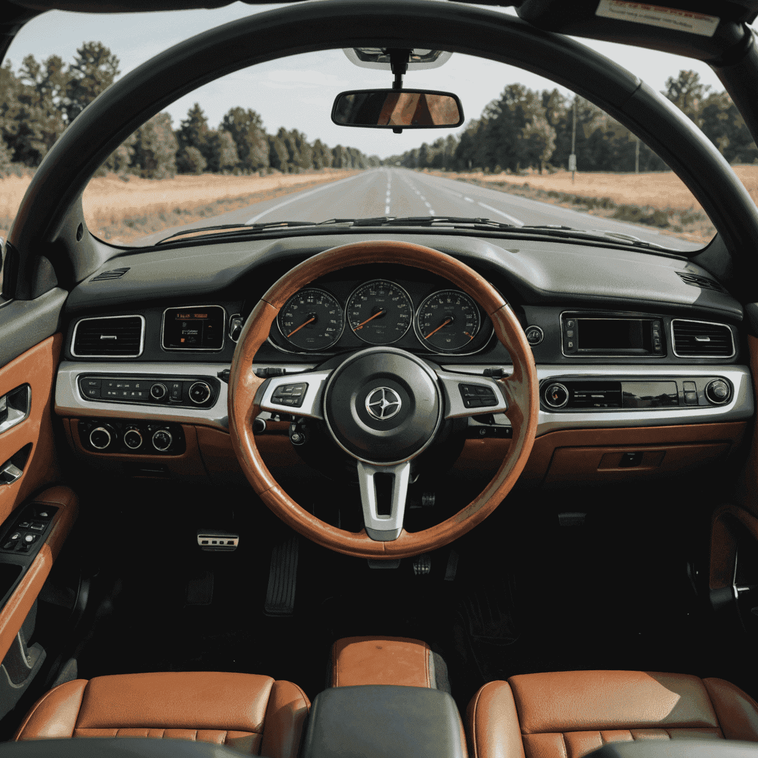 Een dashboard van een auto met een snelheidsmeter en een stuurwiel, symboliserend de rijgeschiedenis van een bestuurder